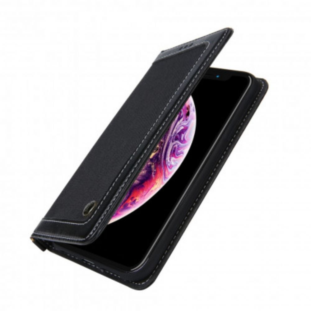 Bescherming Hoesje voor iPhone XR Folio-hoesje Jeansstijl Cmai2