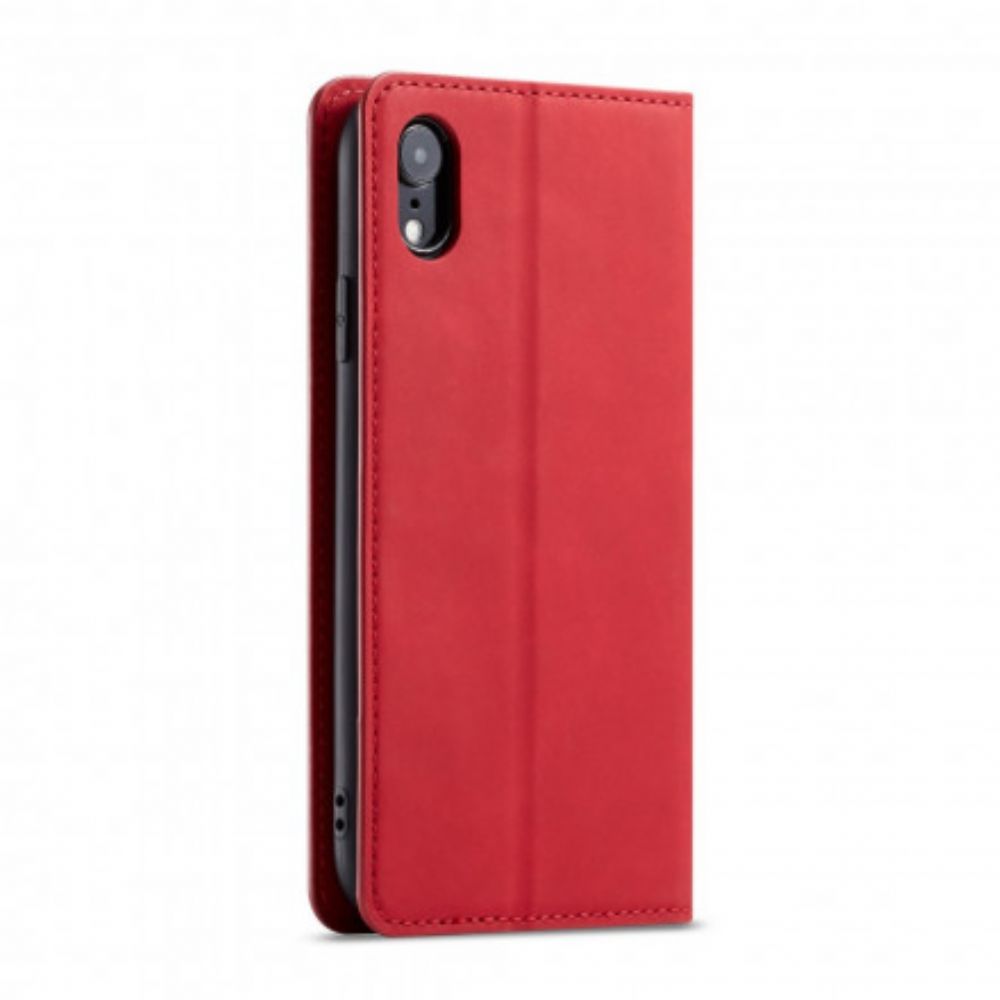 Bescherming Hoesje voor iPhone XR Folio-hoesje Lederen Effect Forwenw