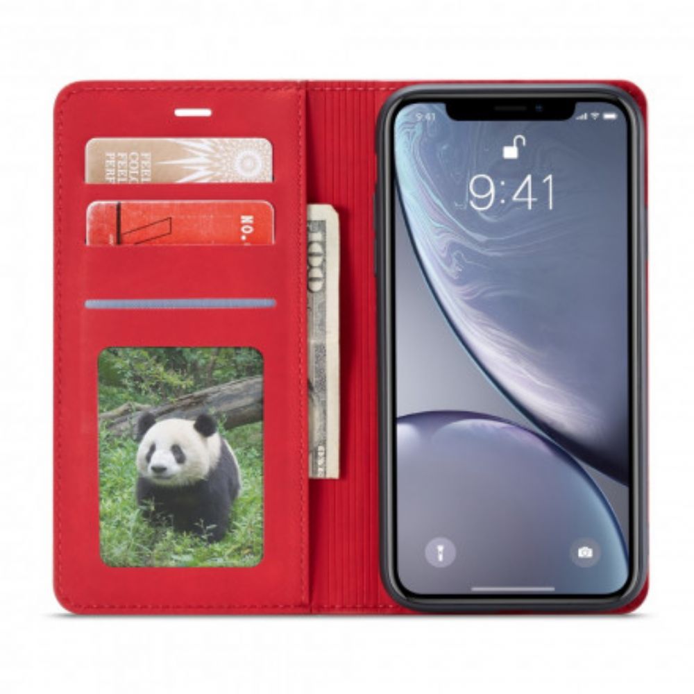 Bescherming Hoesje voor iPhone XR Folio-hoesje Lederen Effect Forwenw