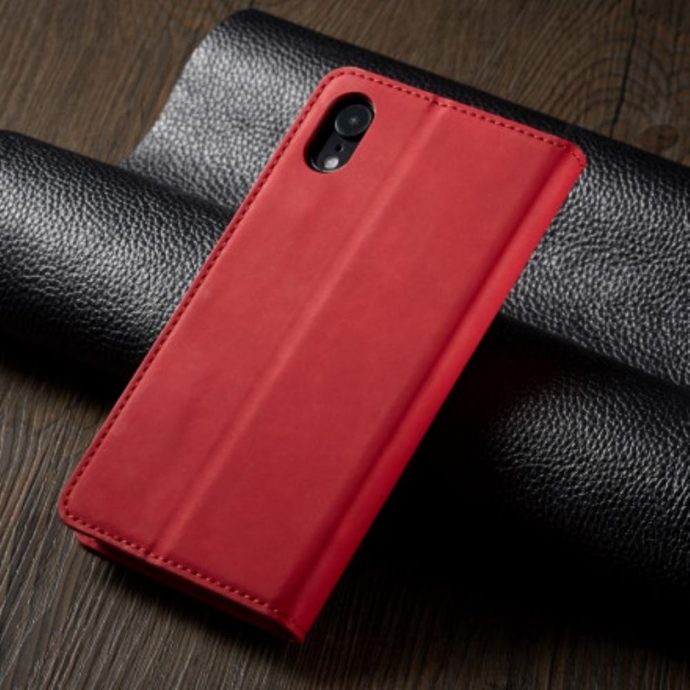 Bescherming Hoesje voor iPhone XR Folio-hoesje Lederen Effect Forwenw