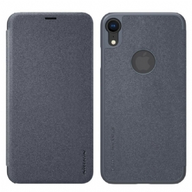 Bescherming Hoesje voor iPhone XR Folio-hoesje Nillkin