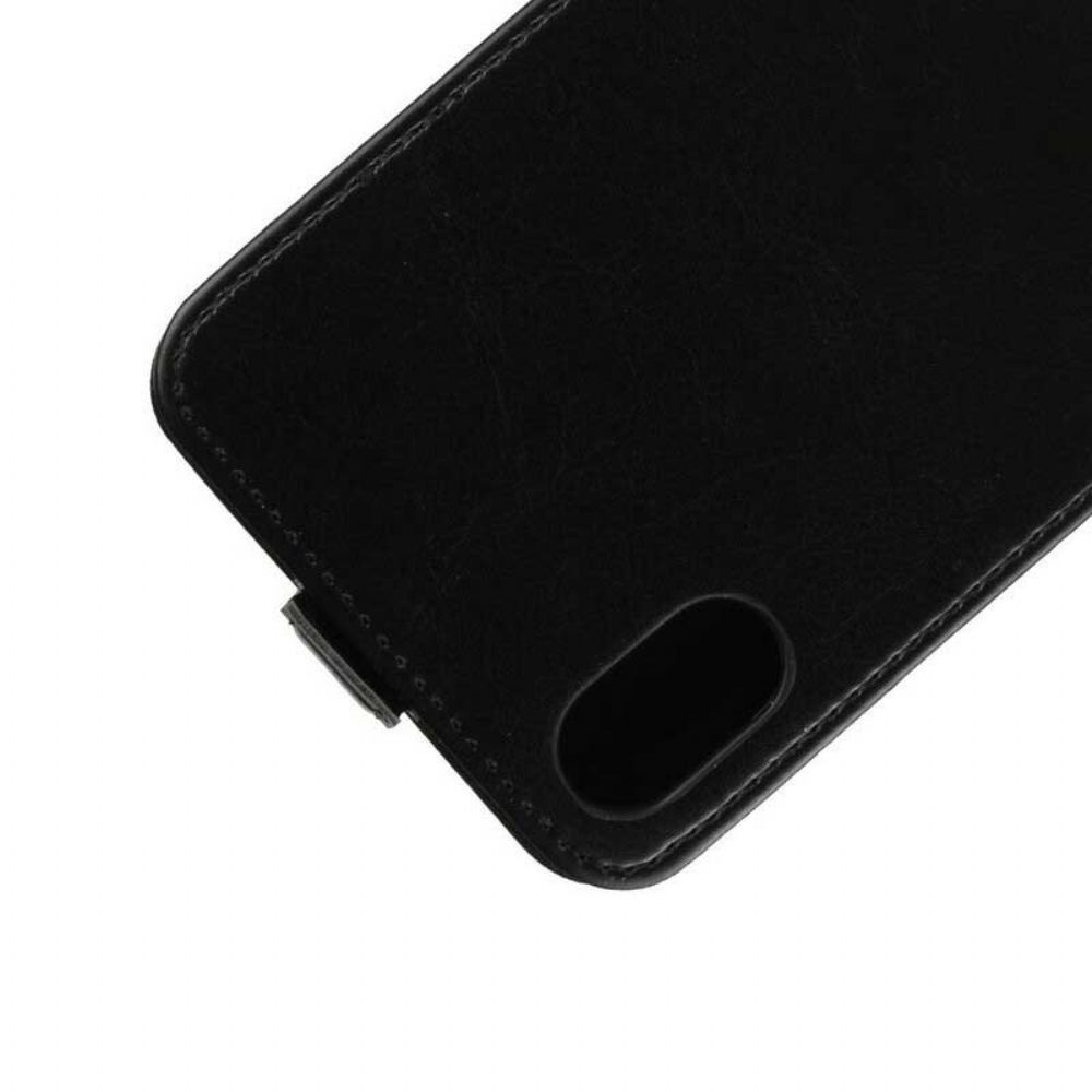 Flip Case voor iPhone XR Folio-hoesje Retro Vouwen