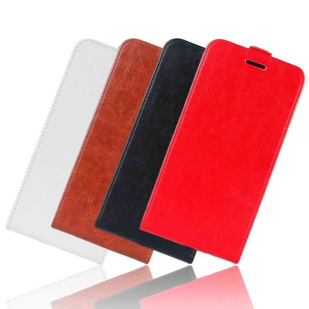 Flip Case voor iPhone XR Folio-hoesje Retro Vouwen