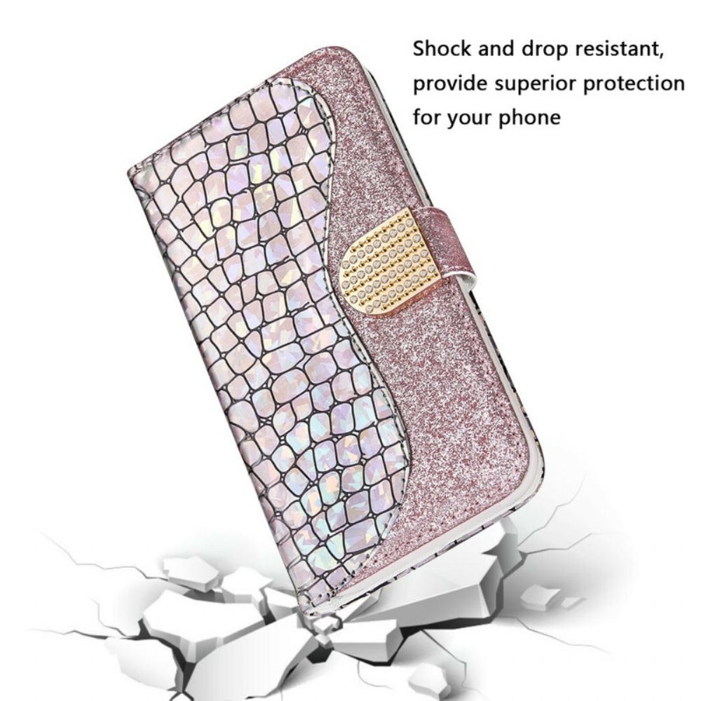 Flip Case voor iPhone XR Krok Diamanten