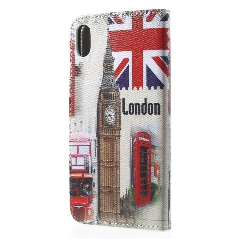 Flip Case voor iPhone XR Londen Leven