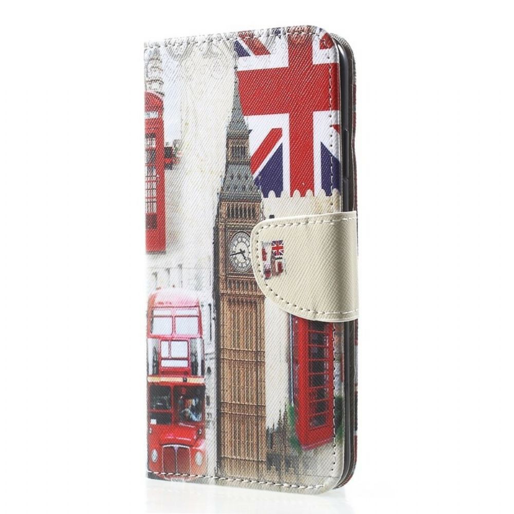 Flip Case voor iPhone XR Londen Leven