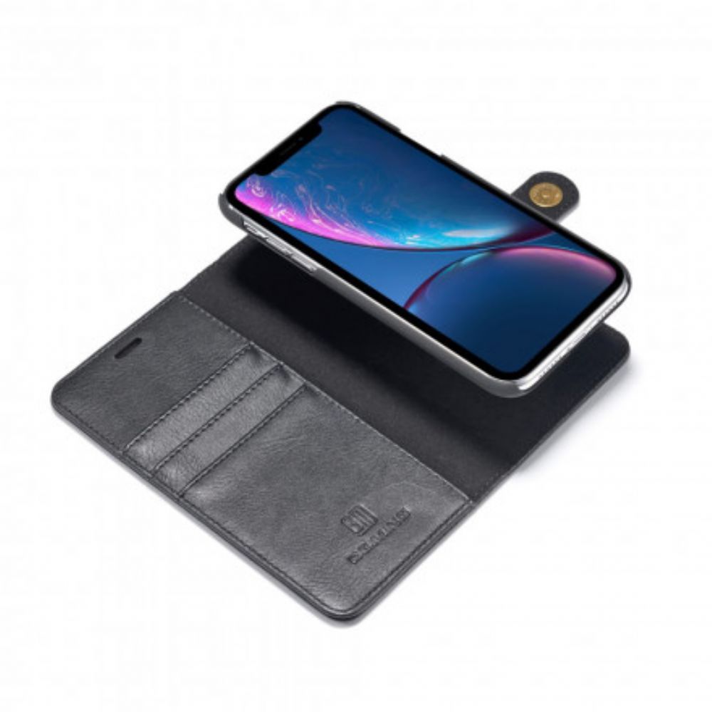 Hoesje Flip Case voor iPhone XR Dg.ming Afneembaar