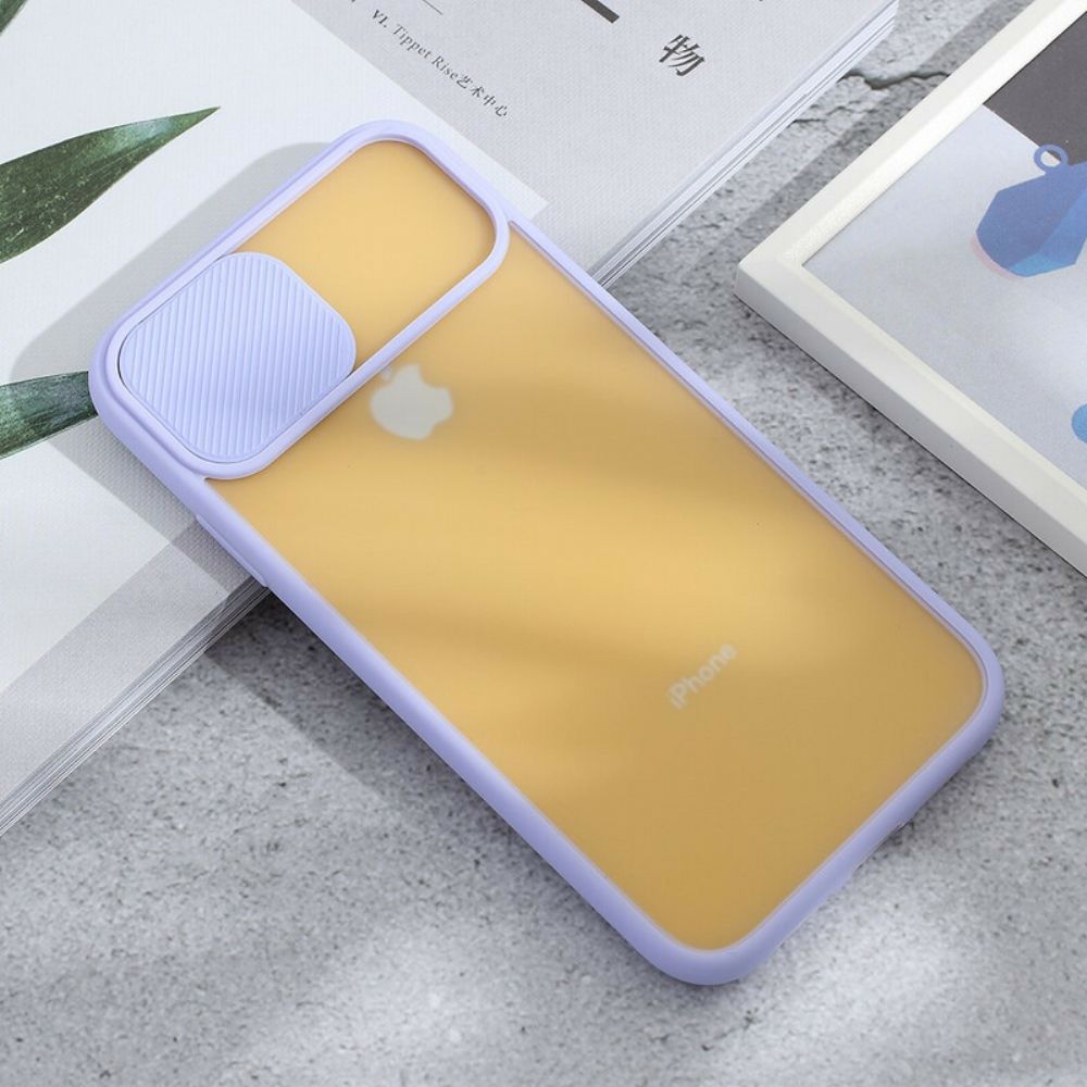 Hoesje voor iPhone XR Bescherming Hoesje Verschuifbare Lenskap