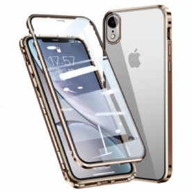 Hoesje voor iPhone XR Gehard Glas Voor En Achter