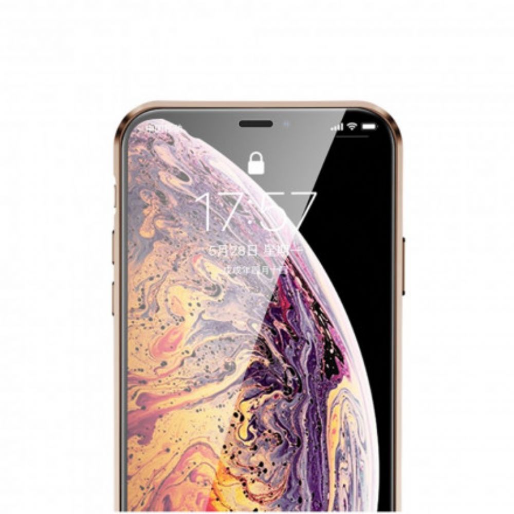 Hoesje voor iPhone XR Gehard Glas Voor En Achter