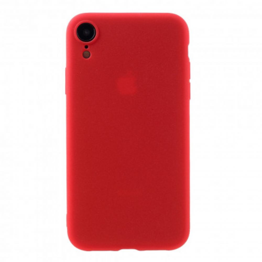 Hoesje voor iPhone XR Matte Siliconen