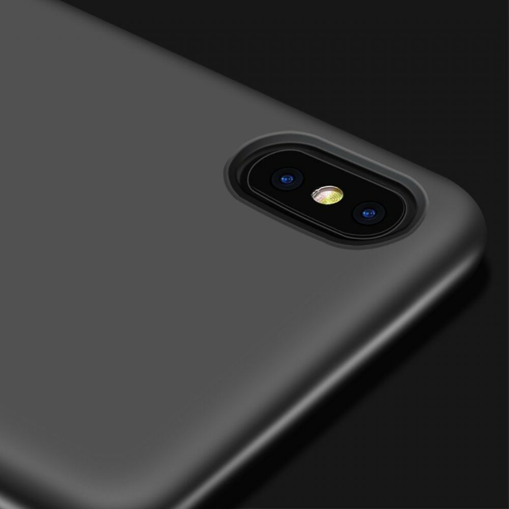 Hoesje voor iPhone XR Metaaleffect