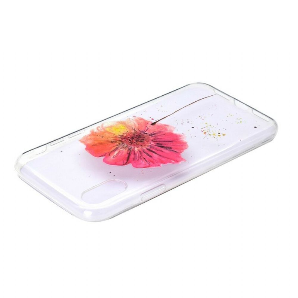 Hoesje voor iPhone XR Naadloos Aquarel Bloemenpatroon