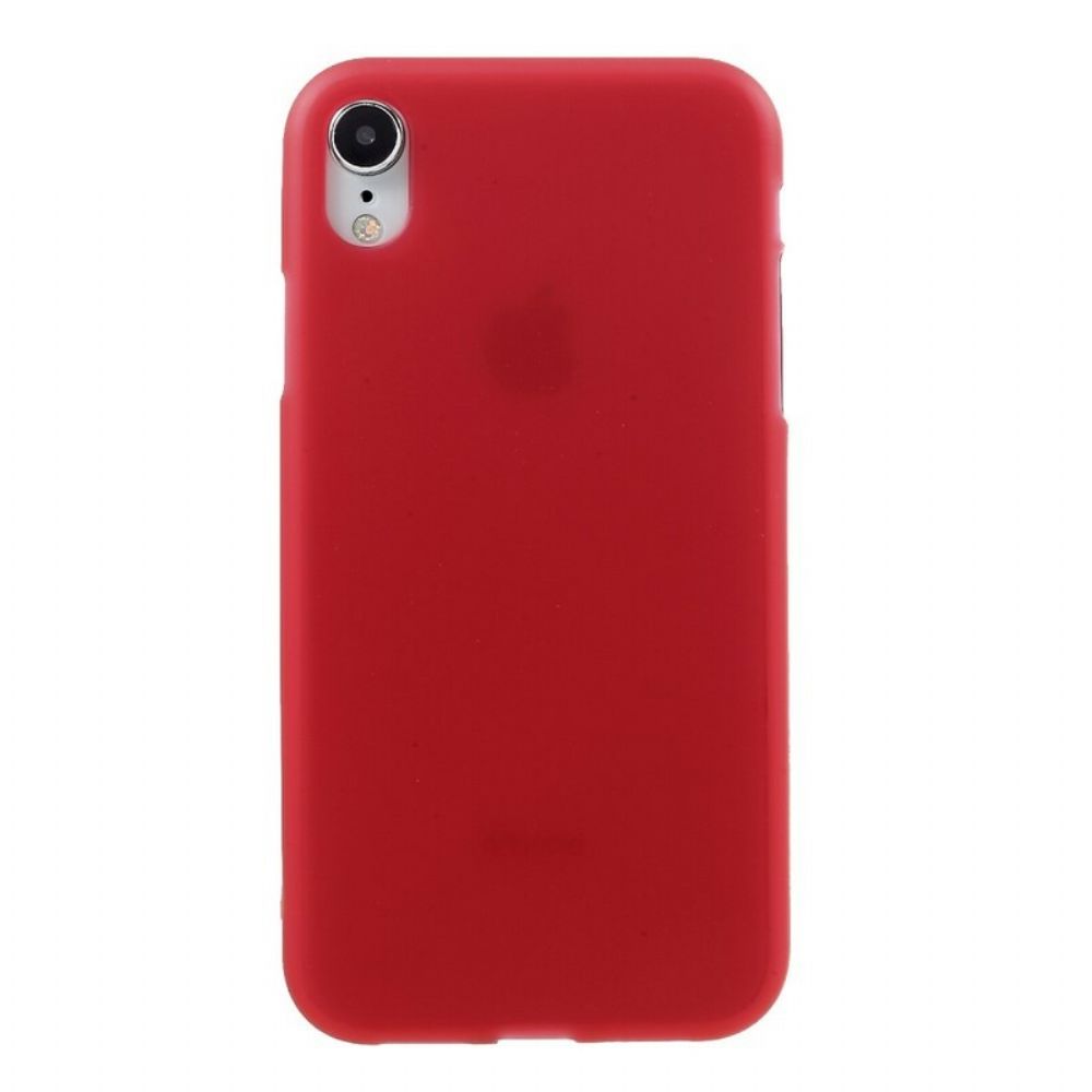 Hoesje voor iPhone XR Siliconen Mat