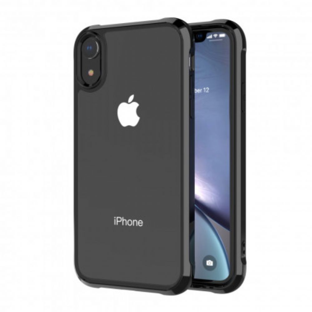 Hoesje voor iPhone XR Transparante Leeu Beschermende Kussens