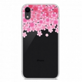 Telefoonhoesje voor iPhone XR Bloemen En Harten