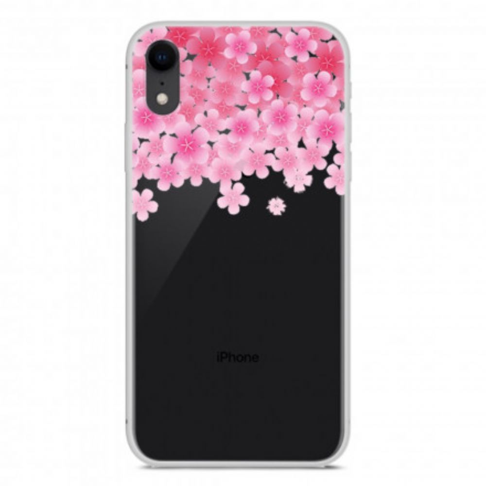 Telefoonhoesje voor iPhone XR Bloemen En Harten