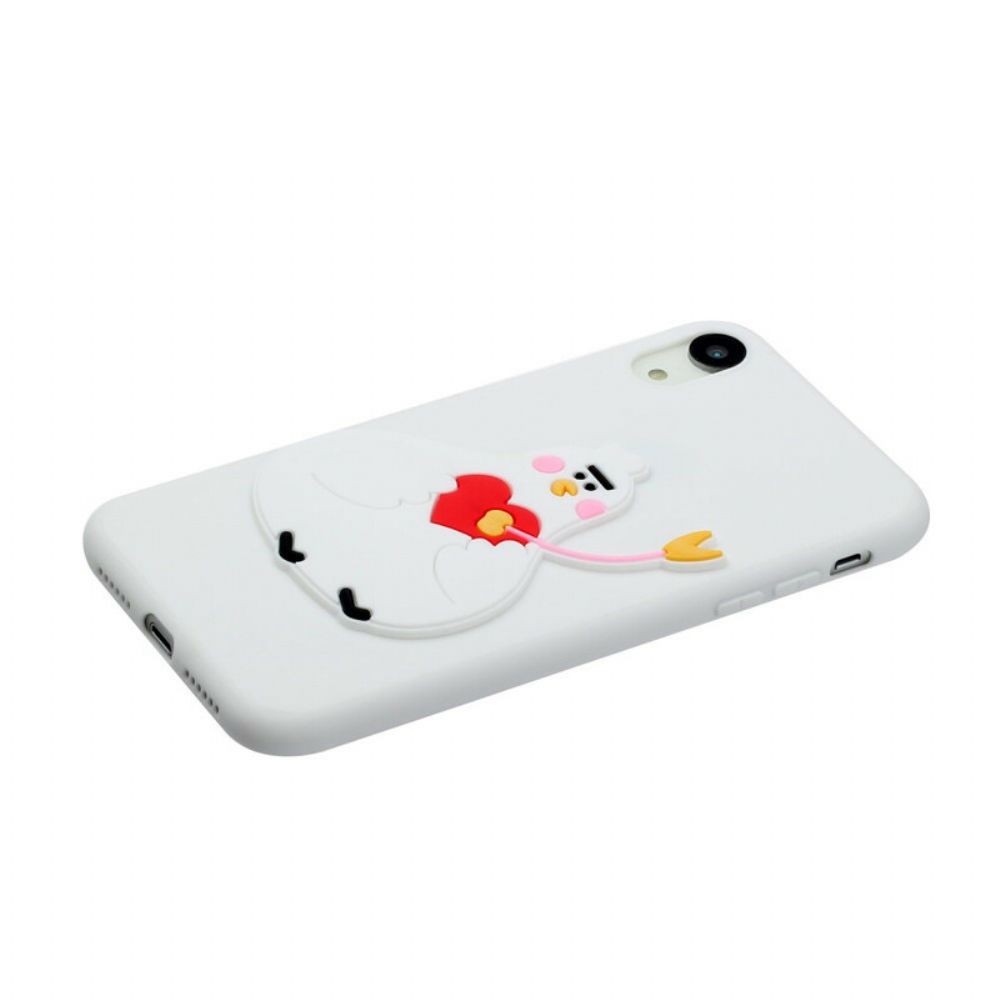 Telefoonhoesje voor iPhone XR Silicone Dierenlogo