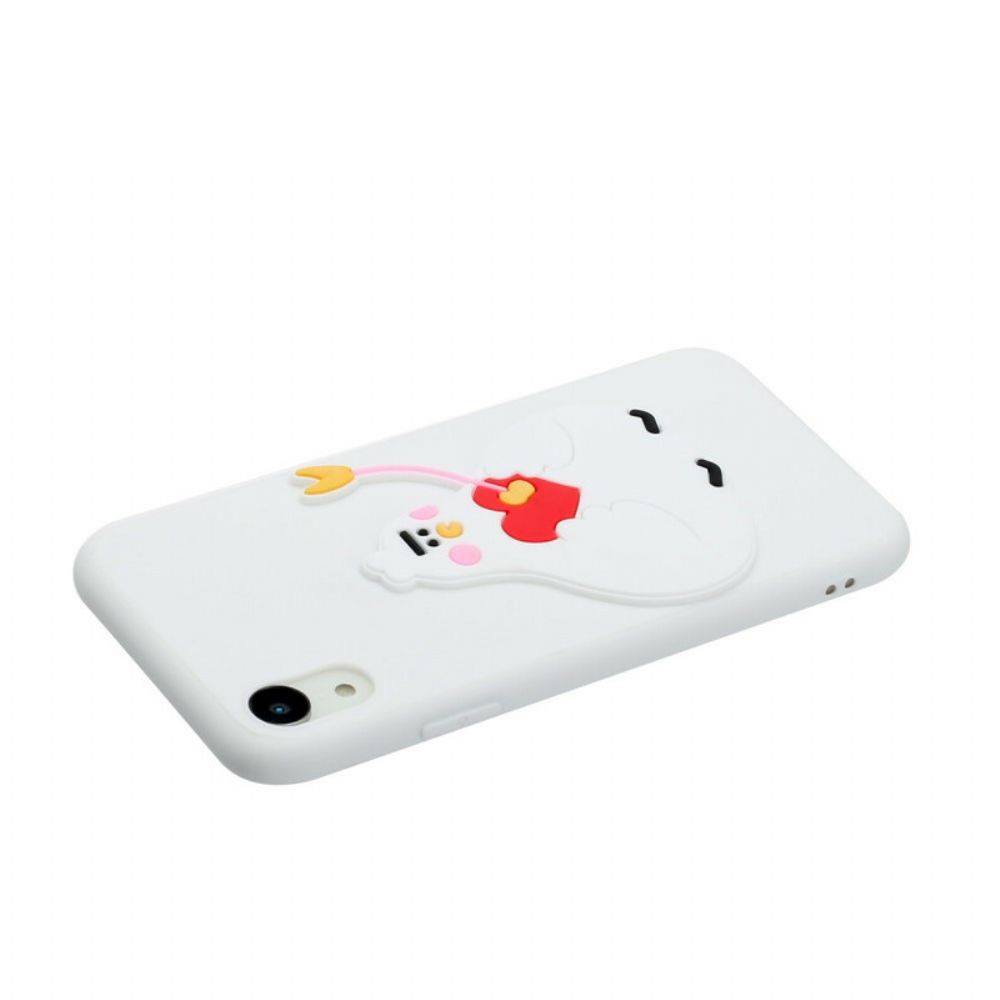 Telefoonhoesje voor iPhone XR Silicone Dierenlogo