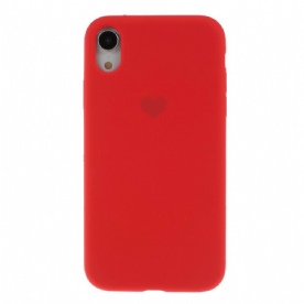 Telefoonhoesje voor iPhone XR Siliconen Hart