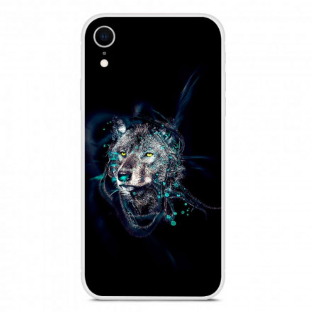 Telefoonhoesje voor iPhone XR Wolf