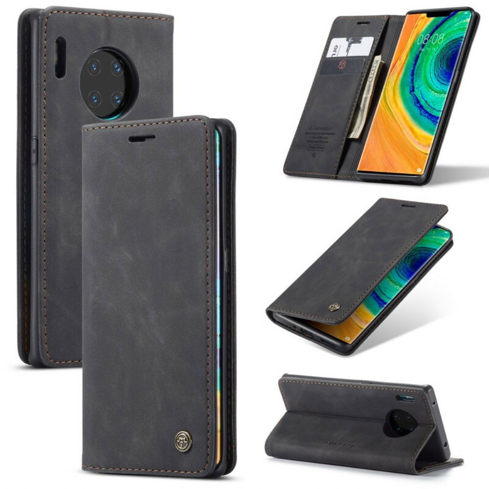 Bescherming Hoesje voor Huawei Mate 30 Pro Folio-hoesje Caseme Kunstleer