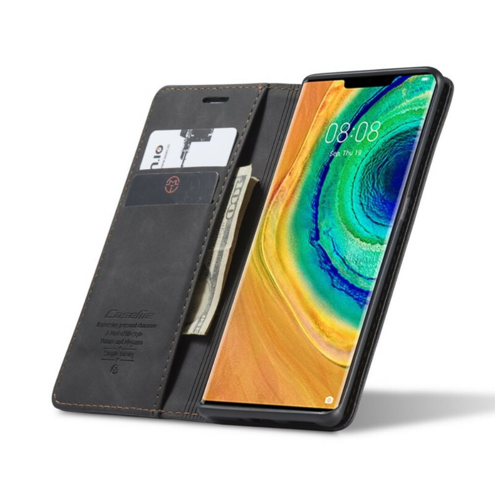 Bescherming Hoesje voor Huawei Mate 30 Pro Folio-hoesje Caseme Kunstleer