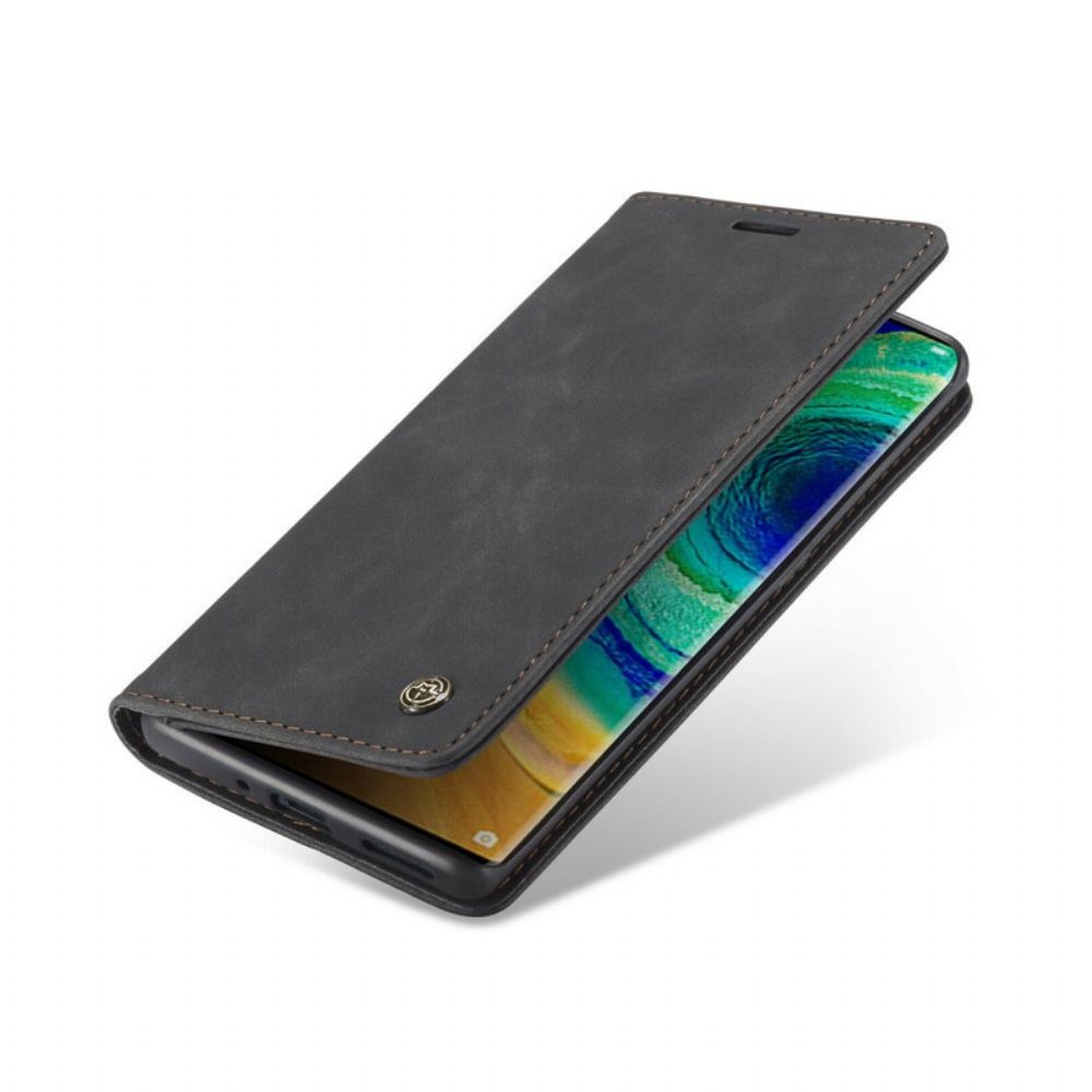 Bescherming Hoesje voor Huawei Mate 30 Pro Folio-hoesje Caseme Kunstleer