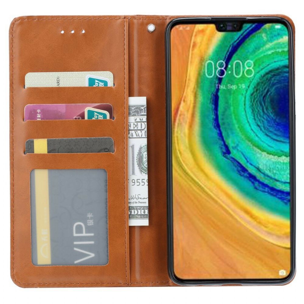 Bescherming Hoesje voor Huawei Mate 30 Pro Folio-hoesje Kunstleer Kaarthouder