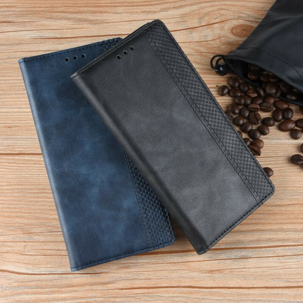 Bescherming Hoesje voor Huawei Mate 30 Pro Folio-hoesje Vintage Gestileerd Leereffect