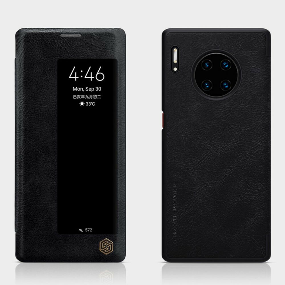 Bescherming Hoesje voor Huawei Mate 30 Pro Qin-serie Nillkin