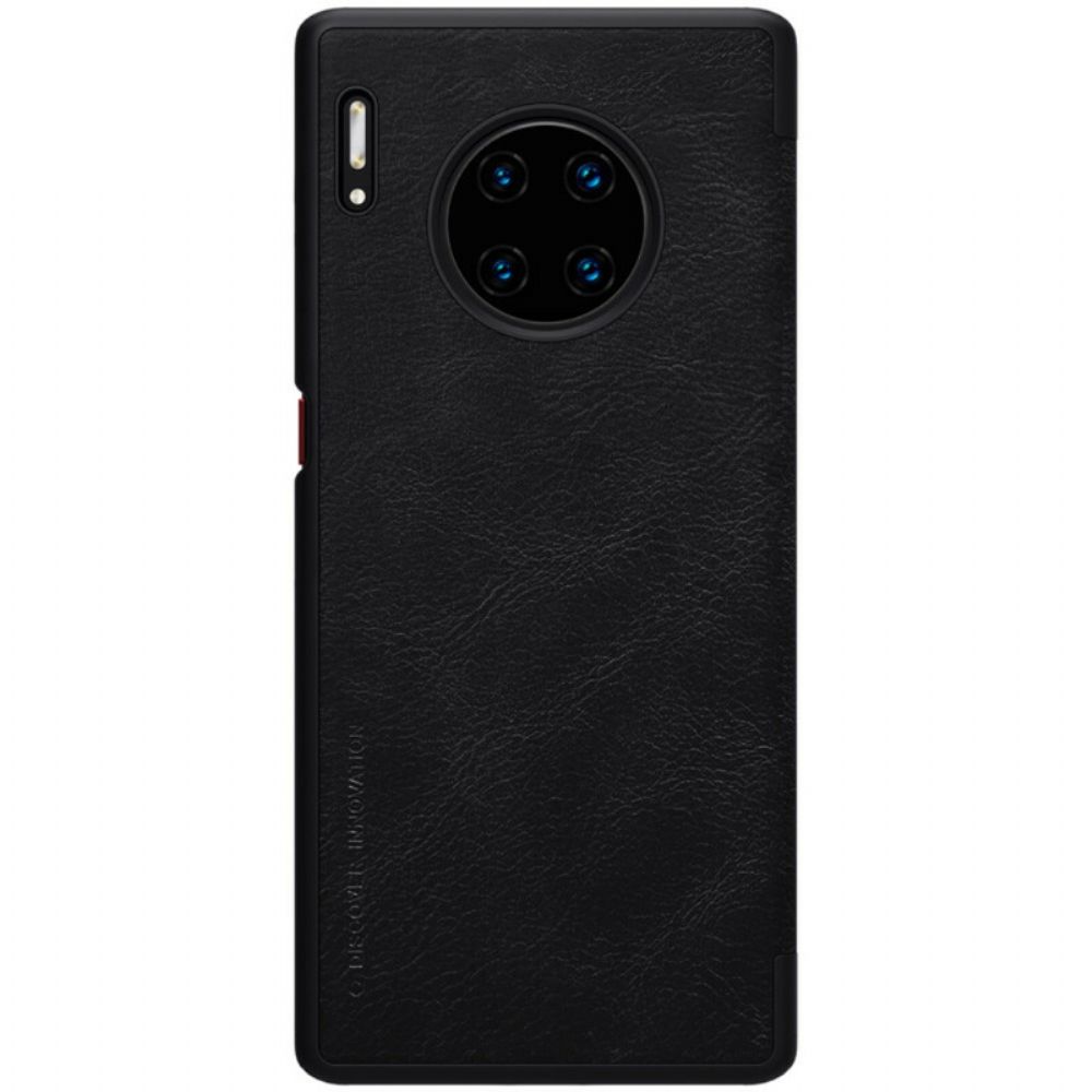 Bescherming Hoesje voor Huawei Mate 30 Pro Qin-serie Nillkin