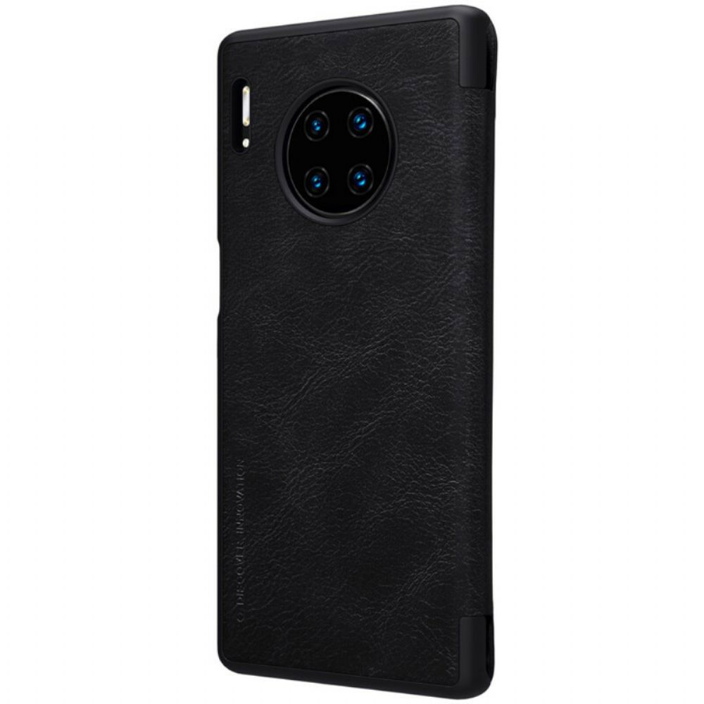 Bescherming Hoesje voor Huawei Mate 30 Pro Qin-serie Nillkin