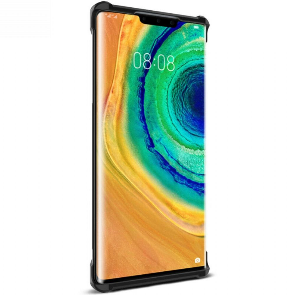 Hoesje voor Huawei Mate 30 Pro Imak Vega-serie Geborstelde Koolstofvezel