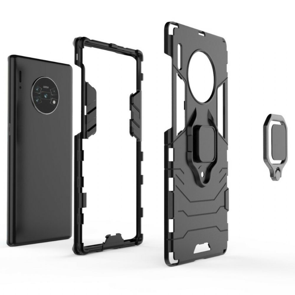 Hoesje voor Huawei Mate 30 Pro Resistente Ring