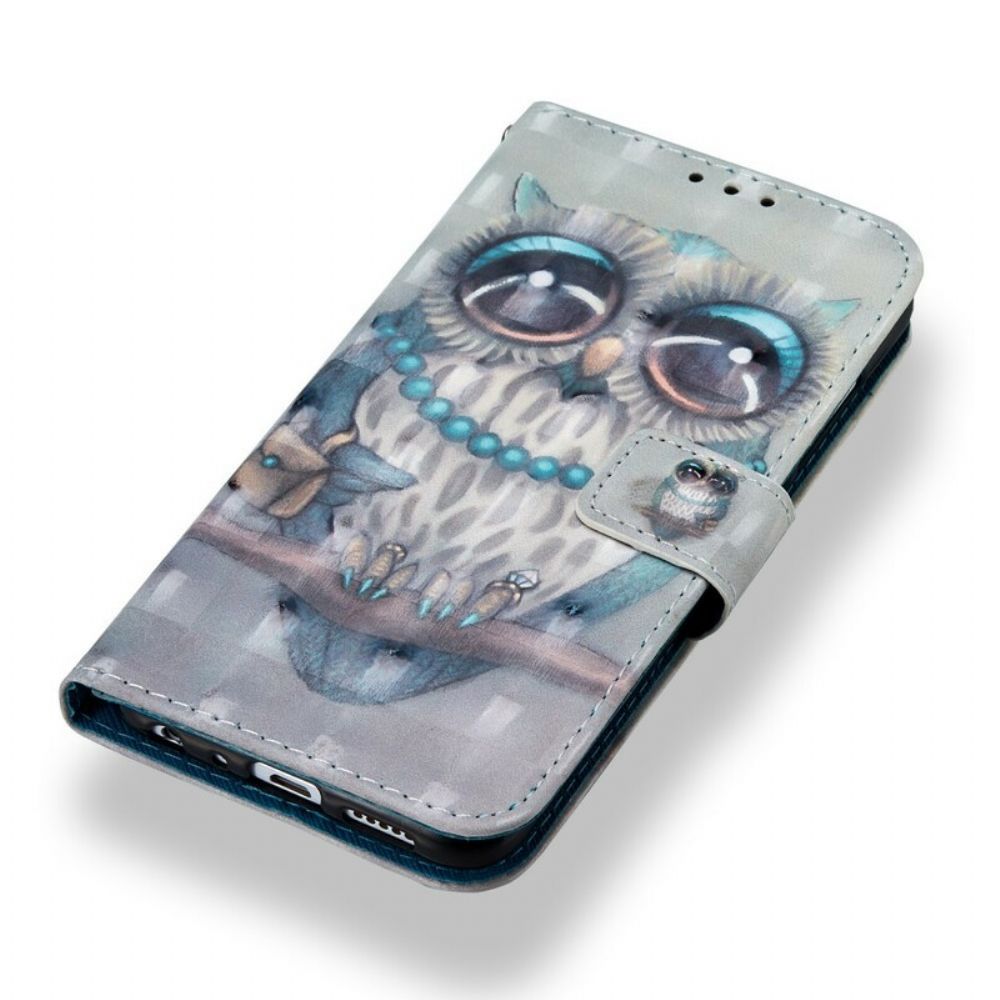 Folio-hoesje voor Honor 9 Lite Miss Uil 3d