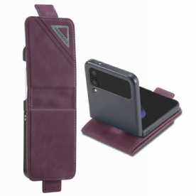 Folio-hoesje voor Samsung Galaxy Z Flip 4 Flip Case Lederen Effect Forwenw