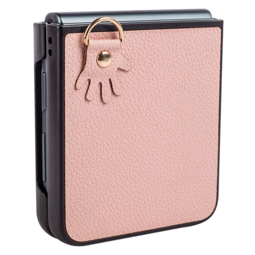 Hoesje voor Samsung Galaxy Z Flip 4 Folio-hoesje Crossbody-stijl Riem