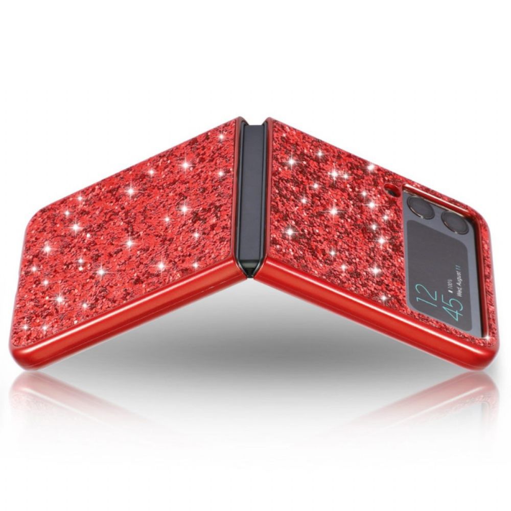 Hoesje voor Samsung Galaxy Z Flip 4 Folio-hoesje Premium Glitter