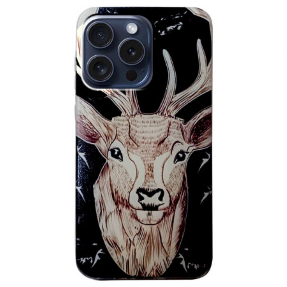 Case Hoesje iPhone 16 Pro Max Telefoonhoesje Hertenkop