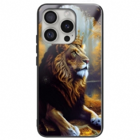 Case Hoesje iPhone 16 Pro Max Telefoonhoesje Lion King Gehard Glas