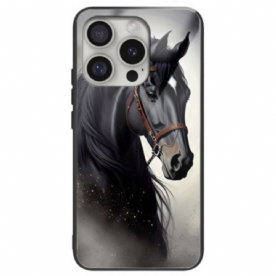 Hoesje iPhone 16 Pro Max Paard Gehard Glas