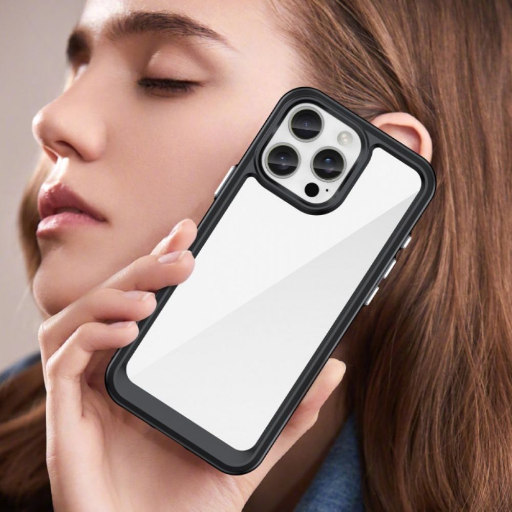 Hoesje Voor iPhone 16 Pro Max Hybride