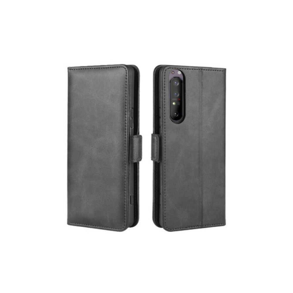 Folio-hoesje voor Sony Xperia 1 II Flip Case Dubbele Klep