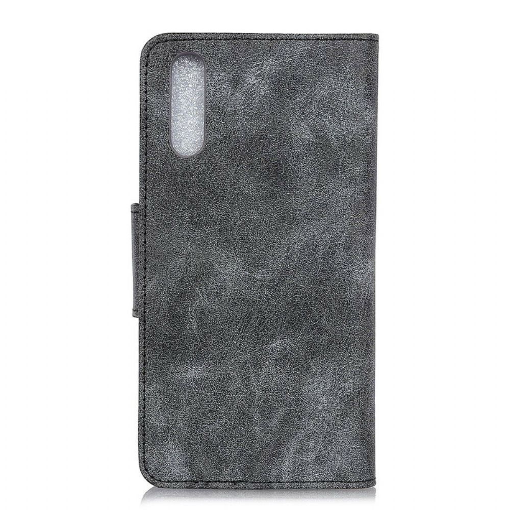 Folio-hoesje voor Sony Xperia 1 II Vintage Splitleer