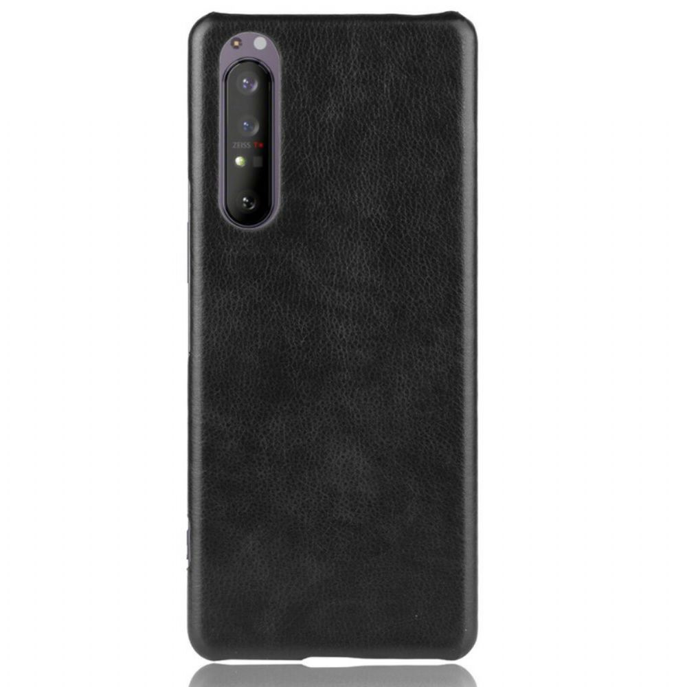 Hoesje voor Sony Xperia 1 II Litchi-leereffect