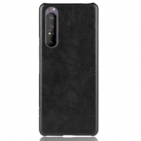 Hoesje voor Sony Xperia 1 II Litchi-leereffect