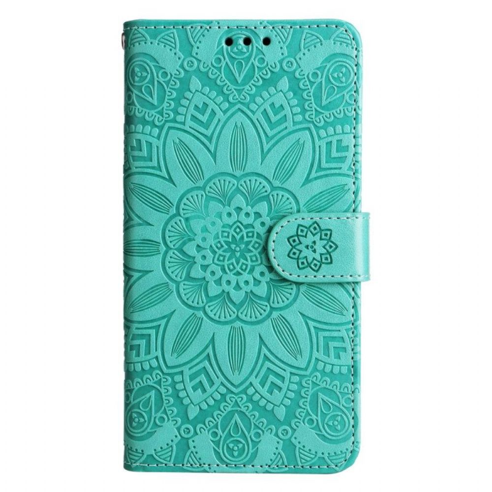 Flip Case voor Honor 90 Lite Met Ketting Mandala Met Bandje