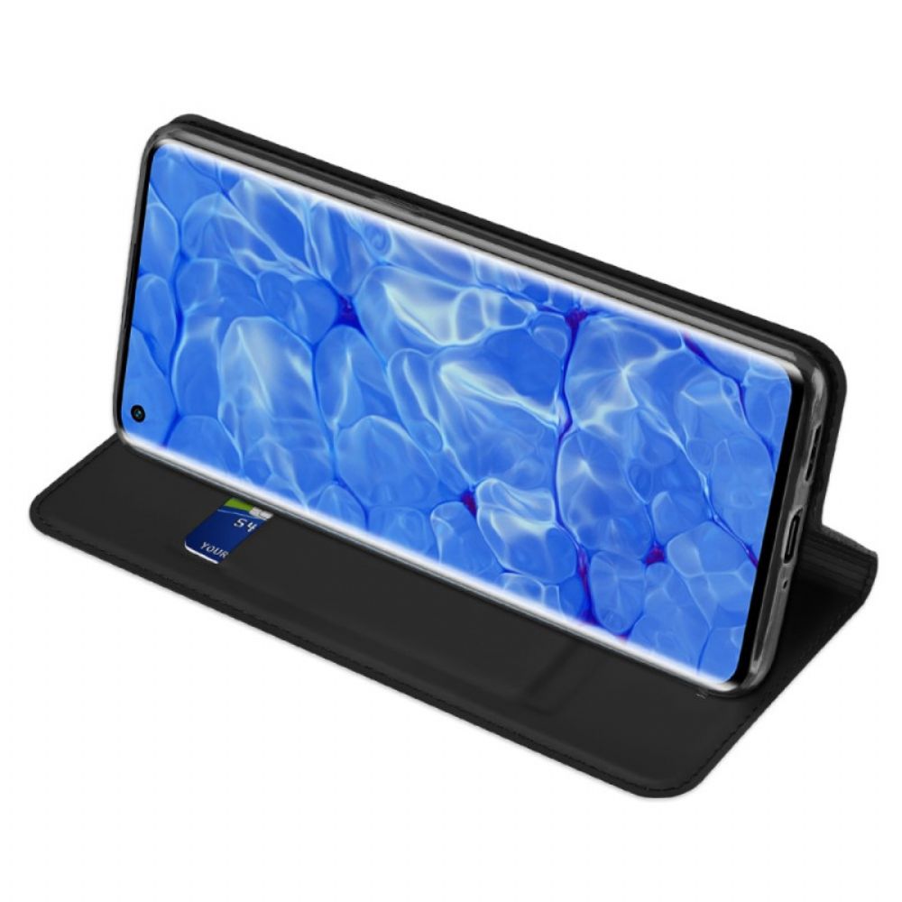 Bescherming Hoesje voor Oppo Reno 6 Pro 5G Folio-hoesje Dux Ducis Skin Pro-serie