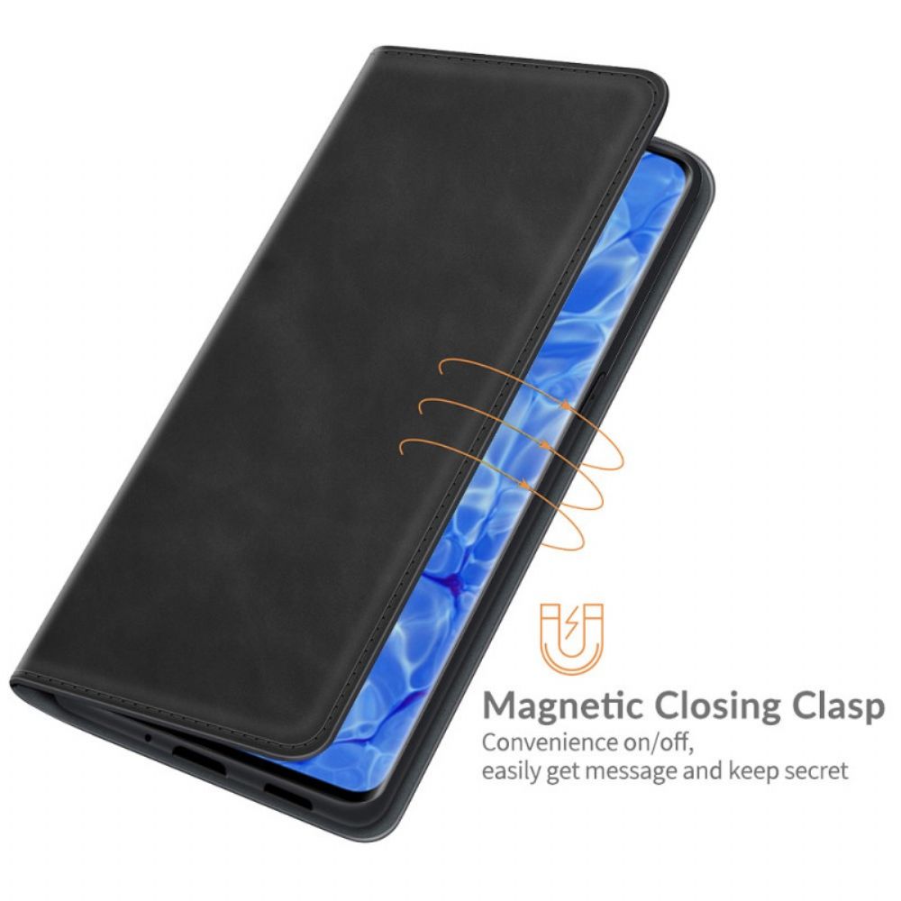 Bescherming Hoesje voor Oppo Reno 6 Pro 5G Folio-hoesje Skin-touch-zachtheid